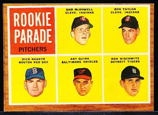 1962 Topps Baseball- #591 Rookie Parade- Hi#- McDowell