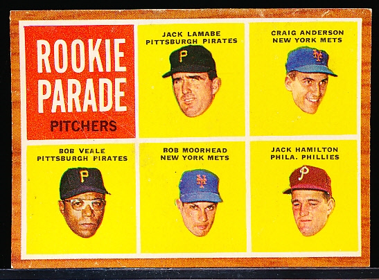 1962 Topps Baseball- #593 Rookie Parade- Hi#