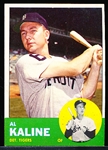 1963 Topps Baseball- #25 Al Kaline, Tigers