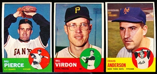 1963 Topps Baseball- 16 Diff