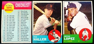 1963 Topps Baseball- 18 Diff