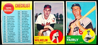 1963 Topps Baseball- 13 Diff