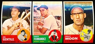 1963 Topps Baseball- 16 Diff