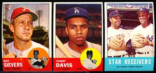 1963 Topps Baseball- 16 Diff