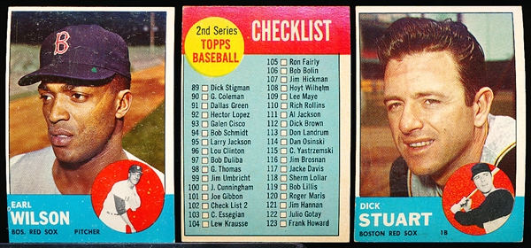 1963 Topps Baseball- 17 Diff
