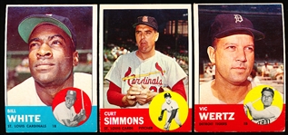 1963 Topps Baseball- 36 Diff