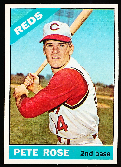 1966 Topps Bb- #30 Pete Rose, Reds