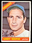 1966 Topps Bb- #100 Sandy Koufax, Dodgers