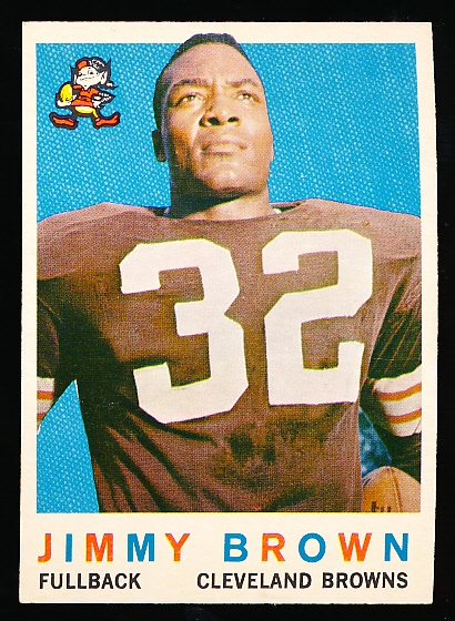 1959 Topps Fb- #10 Jim Brown, Browns
