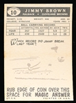 1959 Topps Fb- #10 Jim Brown, Browns
