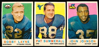 1959 Topps Fb- 3 Diff