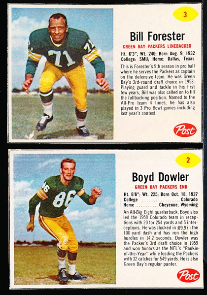 1962 Post Cereal Fb- 2 Diff