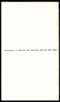 Autographed Bill Lee J. D. McCarthy Boston Red Sox MLB B/W Postcard