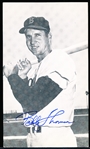 Autographed Bobby Thomson J. D. McCarthy Boston Red Sox MLB B/W Postcard