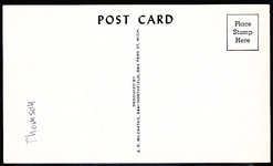 Autographed Bobby Thomson J. D. McCarthy Boston Red Sox MLB B/W Postcard