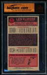 1976-77 Topps Bskbl. #71 Len Elmore- Beckett Vintage Graded (BVG) Near Mint to Mint 8