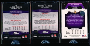 2009-11 ETopps NFL- 3 Diff. Minnesota Vikings