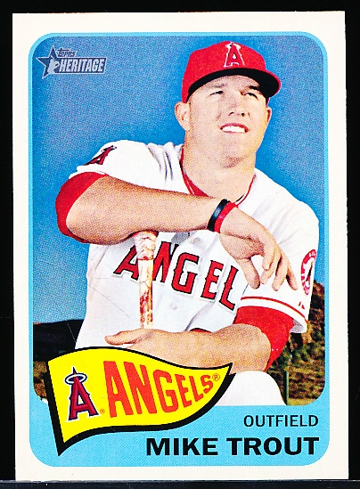 2014 Topps Heritage Bsbl. #250 Mike Trout