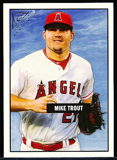 2017 Topps Gallery Bsbl. “Heritage” #38 Mike Trout