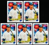 2018 Topps Heritage Bsbl. #25 Aaron Judge- 5 Cards
