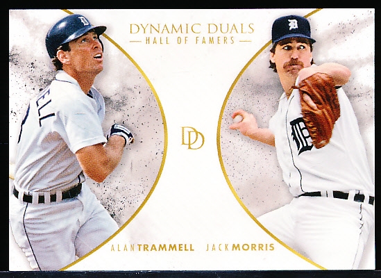 2018 Topps On-Demand Bsbl. “Dynamic Duals HOFers”- #HOF1 A. Trammell/J. Morris