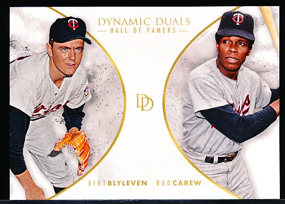 2018 Topps On-Demand Bsbl. “Dynamic Duals HOFers”- #HOF3 B. Blyleven/R. Carew