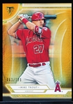 2018 Topps Triple Threads Bsbl. “Orange” #4 Mike Trout- #63/199.