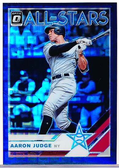 2019 Donruss Optic Bsbl. “Square Prizm” #98 Aaron Judge- #84/99!