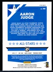 2019 Donruss Optic Bsbl. “Square Prizm” #98 Aaron Judge- #84/99!
