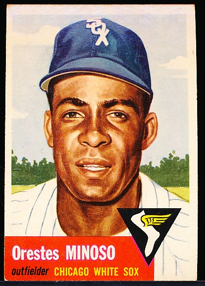 1953 Topps Baseball- #66 Minnie Minoso, White Sox