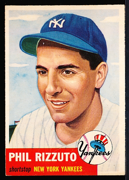 1953 Topps Baseball- #114 Phil Rizzuto, Yankees