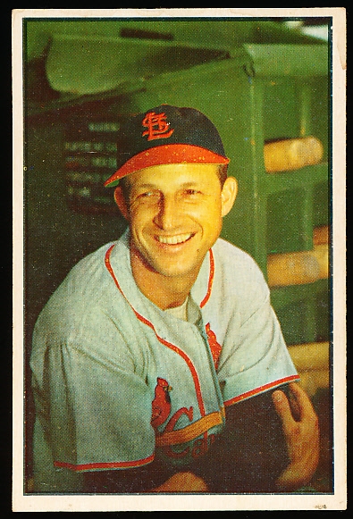 1953 Bowman Bb Color- #32 Stan Musial, Cardinals