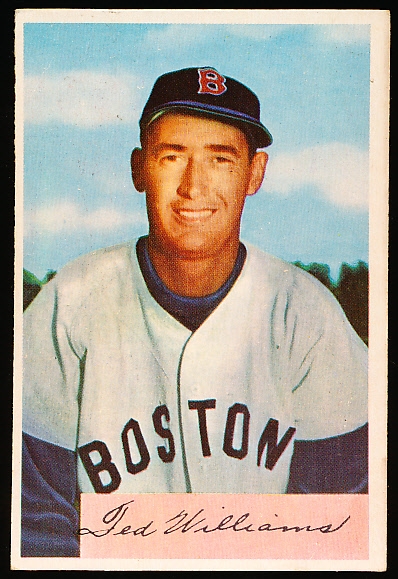 1954 Bowman Bb- #66 Ted Williams, Red Sox