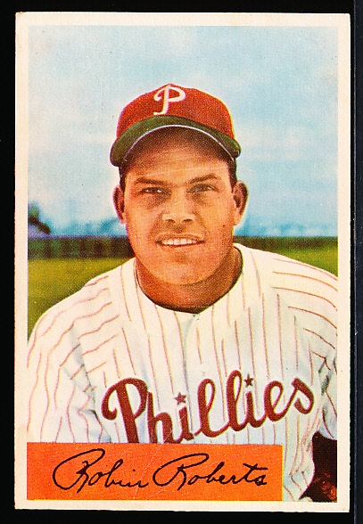 1954 Bowman Bb- #95 Robin Roberts, Phillies