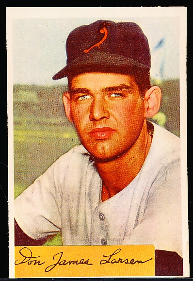 1954 Bowman Bb- #101 Don Larsen RC, Orioles