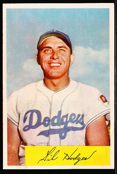 1954 Bowman Bb- #138 Gil Hodges, Dodgers