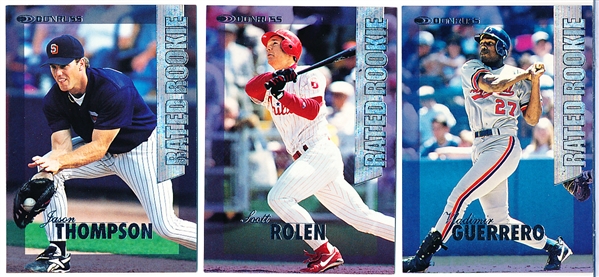 1997 Donruss Baseball- “Rated Rookies” Complete Insert Set of 30