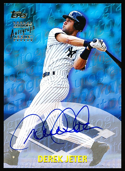 2000 Topps Baseball- “Autographs”- #TA16 Derek Jeter, Yankees