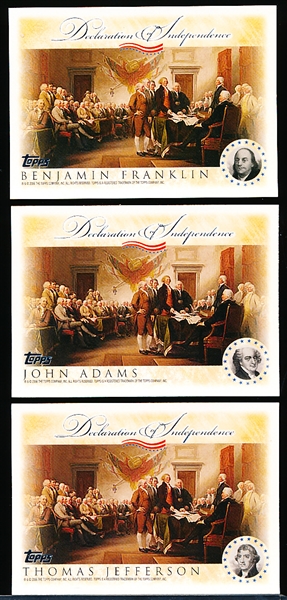 2006 Topps Baseball- “Declaration of Independence” Complete Insert Set of 56