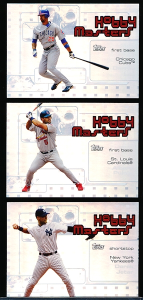 2006 Topps Baseball- “Hobby Masters” Complete Insert Set of 20