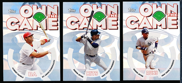 2006 Topps Baseball- “Own the Game” Complete Insert Set of 30