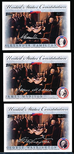 2006 Topps Baseball- “U.S. Constitution” Inserts- 39 Diff.