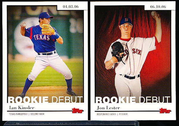 2006 Topps Update Baseball- “Rookie Debut” Complete Insert Set of 45