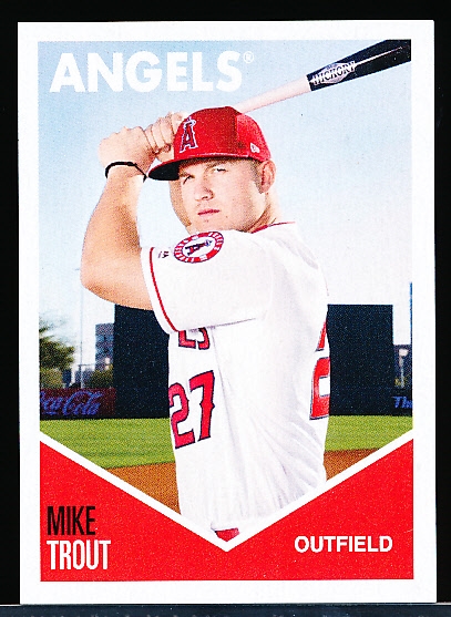 2018 Topps Montgomery 582 Bsbl. #1 Mike Trout