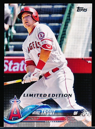 2018 Topps Limited Edition Bsbl. #300 Mike Trout