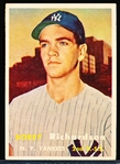 1957 Topps Baseball- #286 Bobby Richardson RC, Yankees