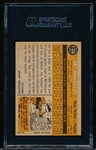 Autographed 1960 Topps Baseball- #138 Art Mahaffey, Phillies Rookie!- SGC Certified & Encapsulated