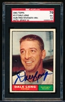 Autographed 1961 Topps Baseball- #117 Dale Long, Washington- SGC Certified (Auto Grade 10) & Encapsulated