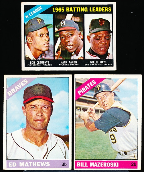 1966 Topps Bb- 5 Diff