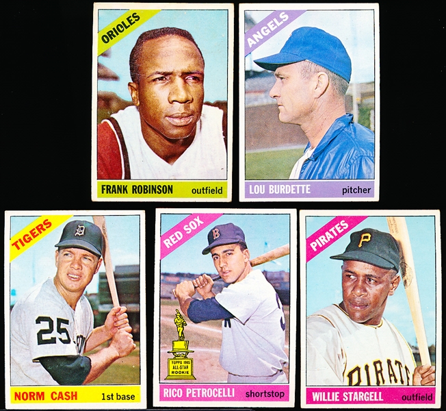1966 Topps Bb- 5 Diff